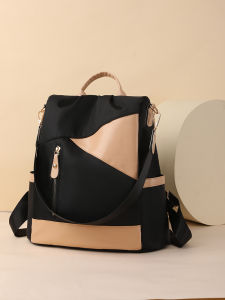 กระเป๋าเป้สะพายหลังผ้าอ็อกซ์ฟอร์ดสำหรับเดินทางสำหรับผู้หญิง 2024 กระเป๋าเป้สะพายหลังสำหรับใส่คอมพิวเตอร์ขนาดใหญ่ กระเป๋าใส่หนังสือแบบลำลอง กระเป๋าสะพายไหล่สองข้าง