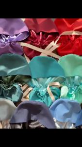 Ponytail Working Caps with Satin Lining for Women TOOTH Pet Doctor Nurse Scrubs Hat Stretch Long Hairs Nursing Caps C-TL-02