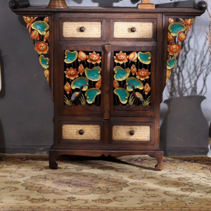 ตู้โถงไม้เนื้อแข็งโต๊ะจัดหาไม้เนื้อแข็งสำหรับห้องนั่งเล่นมัลติฟังก์ชั่วินเทจโลตัสตู้เก็บของคลับเฮาส์โรงแรมตกแต่งตู้เก็บของ