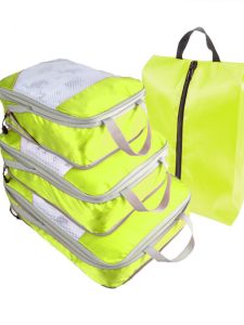 กระเป๋าใส่เสื้อผ้าแบบพับได้สำหรับการเดินทาง กระเป๋าใส่เครื่องสำอางแบบมองเห็นตาข่าย กระเป๋าใส่ของสำหรับกล่องลuggages กระเป๋าใส่ของสำหรับบ้าน