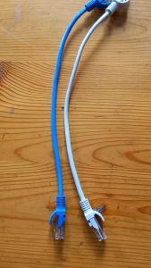 Kabel LAN 30 cm Cat 5e RJ45 UTP Ethernet Straight Wifi Internet Outdoor Cable 30cm Cat5e RJ 45