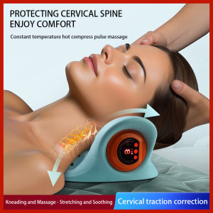 Cervical Massager for Adult Cervical Repair Traction Portable Neck and Head Acupoint Massage Pillow