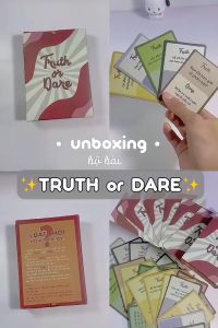 Bộ bài Truth Or Dare 35 lá vui vẻ chơi cùng bạn bè Drinking Game Thật hay Thách bài uống rươu bia