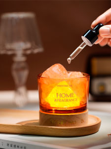 Lampuนอนแบบไม่เผาผลาญน้ำมันหอมระเหยสำหรับห้องนอน ใช้ไฟฟ้า เครื่องประดับตกแต่งบ้านสำหรับผู้หญิง อุปกรณ์เสริมความชื้นแบบถาวร