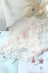 New New Japanese Style Lolita Japanese Style Super Fairy Ribbon Maid Full Lace Briefs Women Cute Bows Fat