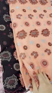 Newest Embroidery Swiss Voile Lace in Switzerland Fine Soft Textured African Cotton Fabric Nigeria Dubai Traditional Garment
