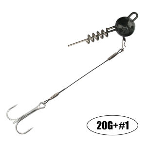 เหยื่อปลอมแบบสกรูบอล Spinpoler พร้อม Stinger สำหรับตกปลาแบบนิ่ม ตะขอเบ็ดสามทางลวดเหล็ก เหมาะสำหรับปลาไพค์ ปลาเพิร์ช ปลาแซนเดอร์ และปลาแบส
