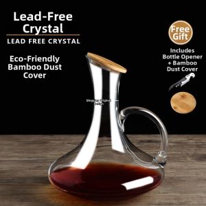 Personalized Glass Decanter with Lid Thickened and Handle