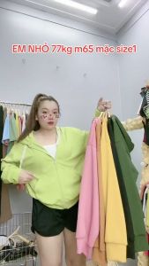 Áo khoác thun gân dày Bigsize Cô Nhỏ  áo khoác thời trang bigsize vải sọc gân Thông thường Trơn Mùa hè KHOAC2