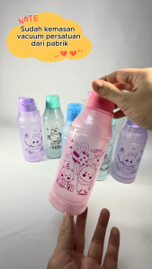 6 pcs Botol Souvenir/ Souvenir Botol / Souvenir ultah (FLIPTOP 500 BULAT)