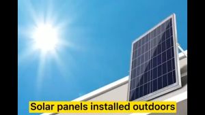 Witte lampu tenaga surya otomatis 60W/100W/300W solar light Indoor ceiling lamp Dengan Remote Control dan Kabel 5M