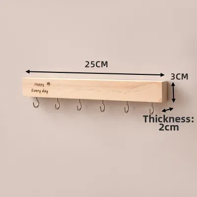 Wall Mounted Key Storage Rack Decorative Hook