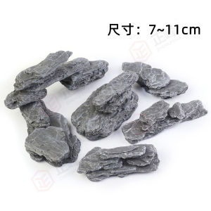 Simulated Slate Rockery Stone Rock Diorama Mountain Cliff Scenery For HO N 1/35 Scale Railway Garden Miniature Scene Making