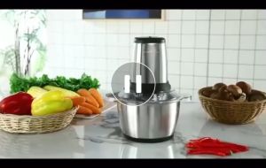 JE.ID Blender Chopper Stainless Steel 2L Penggiling Bumbu Daging Sayur Buah / Food Processor Blender Serbaguna  Sayur Buah Kacang Meat Chopper Murah Penggiling Mincer Elektrik Grinder chopper