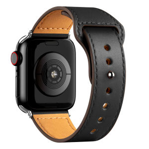Leather strap For Apple watch band 44mm 45mm 41mm 40mm 42mm 38mm 49mm 45 mm correa bracelet iWatch series 8 Ultra 3 6 SE 7 Strap