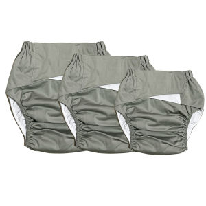Plus Size Reusable Adult Diapers Soft Elderly Incontinence Underwear Washable Cloth Diaper for Men and Women Without Insert