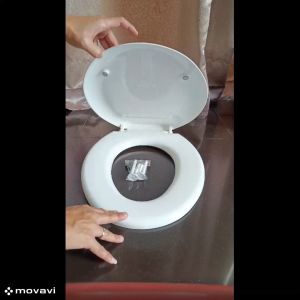 Tutup Closet Duduk Universal Toilet Cover Kloset Closet Seat Putih Penutup Kloset Closet WC