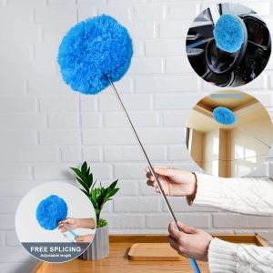 W18 Multifunctional Ceiling Fan Cleaner Dusters Brush For Car Ceiling Home Cleaning Reusable Long-Handled Household Cleaning Tools
