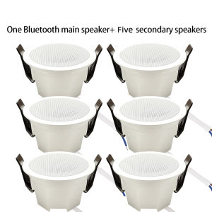 MINI Bluetooths Ceiling Speakers Stereo sound Indoor home audio Background music system For Bathroom Kitchen Living room bedroom