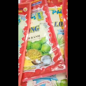 (Freeship) Bánh phồng sữa sầu riêng Thanh Long Bến Tre loại đặc biệt