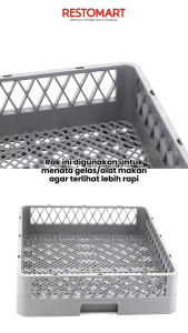 Keranjang Sendok Garpu / Compartment Rack (Cutlery Rack) RESTOMART (2835030) (F11)