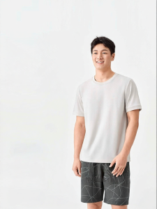 Purcotton | Cool Water Cotton Soft Home Shirt Mens Sleepwear