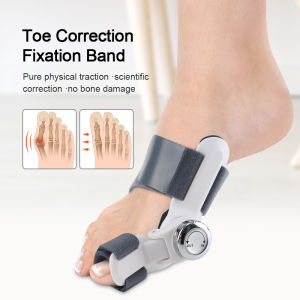 Big Toe Bunion Corrector Toe Seperator Straightener Splint Adjustable Knob Hallux Valgus Orthosis Toe Correction Foot Posture Corrector