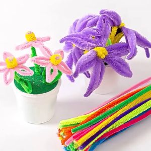 ลวดกำมะหยี่ DIY ชุดละ 100 เส้น สร้างงานประดิษฐ์ เด็กทำงาน ฝีมือ งานฝีมือเด็ก ยาว 30 ชม ของขวัญสำหรับวันครู