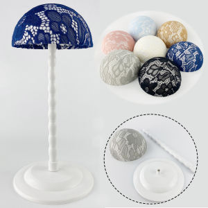 Plastic Lace Hairpiece Stand Mushroom Head Support Bracket Artificial Hair Block Placement Headset Frame Hair Extension Holder