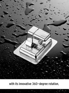 Shower Head Holder Bracket Adjustable Wall Mount Self-Adhesive Bathroom Accessories