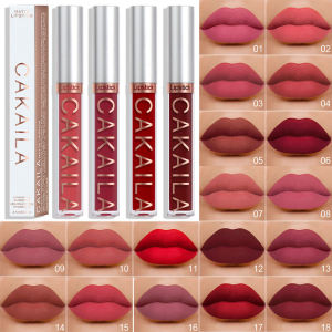 🔥CAKAILA 18 Color Liquid Matte Lip Gloss Velvet Non Stick Cup Matte Lipstick No Fading Long-lasting Waterproof Non-stick Cup Non-fade LovelylifeFu👍