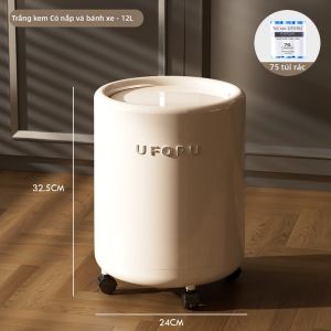 MEIZHUFU | Thùng Rác Di Động Dung Lượng Lớn Sang Trọng