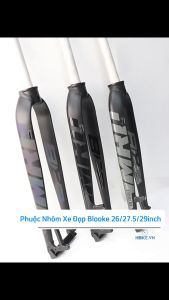 Phuộc nhôm xe đạp phanh đĩa Blooke 26 27.5 và 29 inch 700c Càng trước fork xe đạp