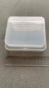 1pc Mini Plastic Box Rectangular Translucent Packing Box Dustproof Solid Strong fake nail box Jewelry Storage box Case Container