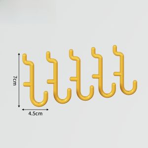 Modern Iron Art round Hole Storage Rack Magnetic Absorption Shelf Colorful Clamp Desktop Organizer Metal Hanging Basket Hook