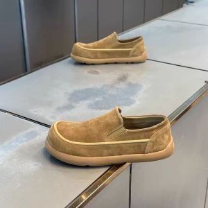 CONGLINSHIZI | Suede Retro Easy-On Ugly Cute Casual Loafers
