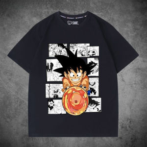 Bandai | 2026 Summer Super Dragon Ball Extra Large T-Shirt with Super Gooru Comic Pattern Print - Casual T-Shirt Suitable for Children