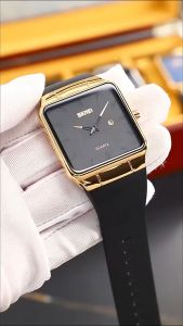 PENGIRIMAN INSTANT -- Jam tangan wanita analog tanggal aktif skmei 1961 original rubber