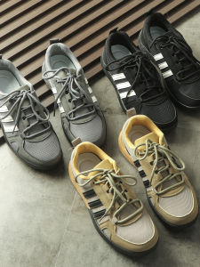 Comfortable Breathable Fashionable Mens Casual Lace-Up Deqin Shoes Spring Autumn New Arrival Flat Heel round Toe Solid Color