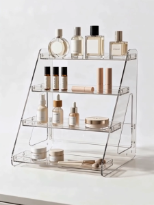 Acrylic Display Stand Desktop Makeup Organizer Rack Popmart Display Shelf Perfume Organiser