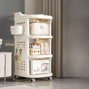 Living Room Multi-layer Drawer Type Snack Storage Rack Toy Shelf Mobile Cart Infant Supplies Storage Cabinet Organization Tool