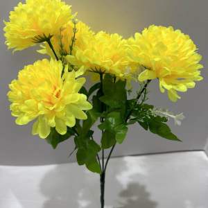 Bunga krisan mawar palsu plastik hias imitasi artificial dekorasi