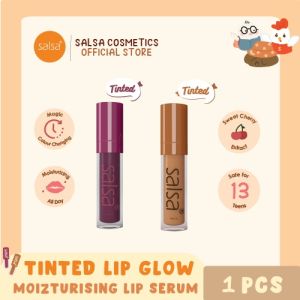 SALSA Lip Glow Serum - Moisturizing Serum Bibir TINTED COLOUR CHANGING PERTAMA