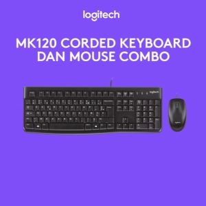 Keyboard + Mouse Logitech MK120 Garansi Resmi - Grandivo