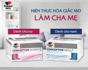 CONCEPTIVE MEN -hỗ trợ hiếm muộn vô sinh ở nam giới