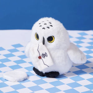 Đồ Chơi Búp Bê Nhồi Bông Hấp Dẫn Harry Potter Hedwig Station Magnetic Owl Standing Shoulder Adorable Plush Toy for All Ages