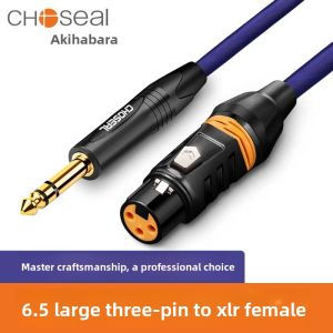 Choseal | xlr cable 6.5 to XLR Male 6.35 to XLR Female TRS Audio Cable