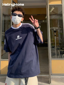 HetingHOME | Hetinghome Angel Summer Trendy Couple Short Sleeve Loose Mens American Sports Style Half Sleeve T-shirt Youth Pop Cotton