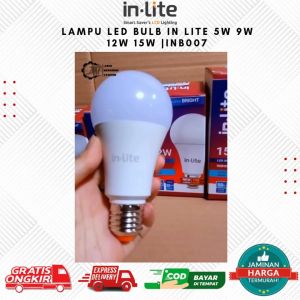 JMT - Bohlam Lampu LED BULB In lite 5w 9w12 w 15w Berkualitas
