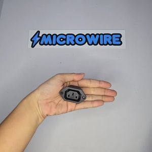MW Female AC Power Inlet Socket – 250V 10A Panel Mount Connector for AMP & Computer